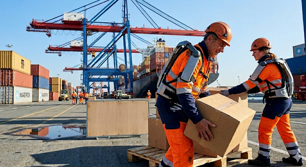 esoscheletri in porto