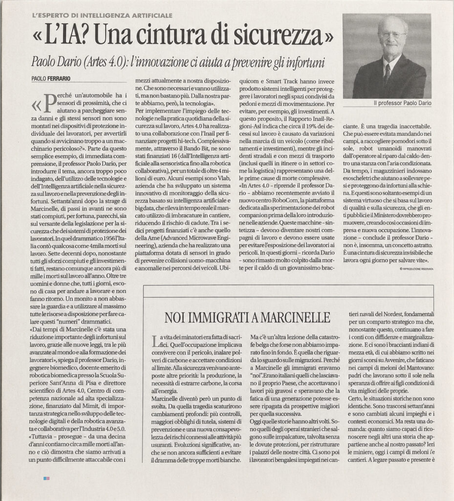 “L’IA? Una cintura di sicurezza”