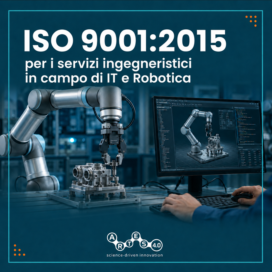 ARTES 4.0 ottiene la certificazione ISO 9001:2015